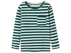 Name It blouse forest biome/cloud dancer with stripes